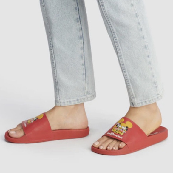 NIB - Disney X Coach Sport Slide With Mickey And Minnie Mouse Motif - Size 8 - Picture 7 of 7